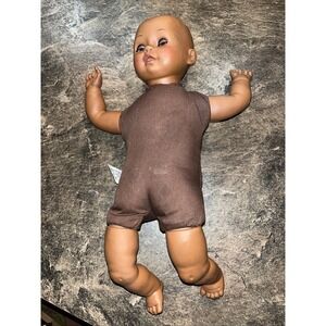 1994 cititoy doll brown soft body ts14 African American Eyes Open And Close